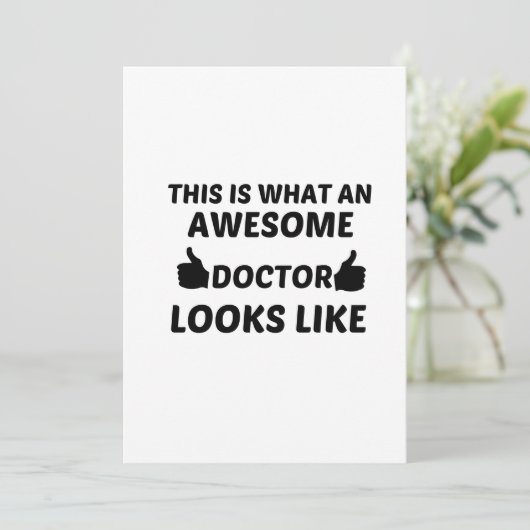 ARTS BEDANKKAART (Staand voorkant)