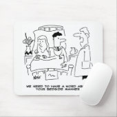 Arts beddengoed niet helemaal goed muismat (Met muis)