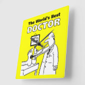 Arts beddengoed niet helemaal goed vierkante klok (Hoek)