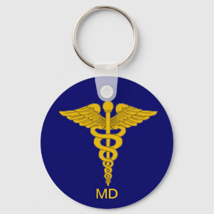 Arts Caduceus Sleutelhanger