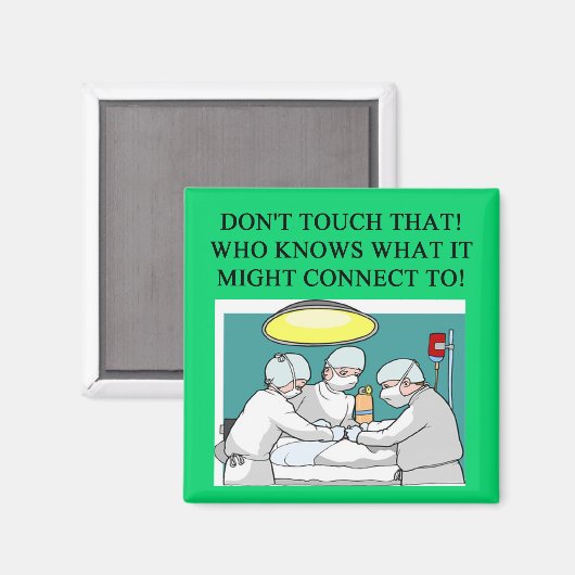 arts chirurg grap magneet (Voorkant / Achterkant)