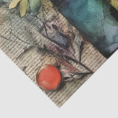 Arts & Craft geïnspireerd bloemenweefsel papier (Detail)