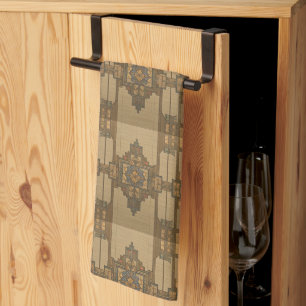 Arts & Crafts Craftsman en Mission Style bloemmoti Theedoek