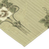 Arts & Crafts, Missie Stijl Witte Bloemen Patroon Tafelkleed (Gekanteld)