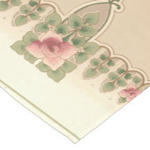 Arts & Crafts of Mission Style Roos Hedgerow Korte Tafelloper (Hoek)