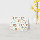 Arts & Crafts Patroon Notitiekaart (Gele Bloem)