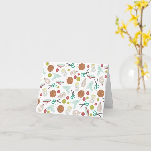 Arts & Crafts Patroon Notitiekaart (Gele Bloem)