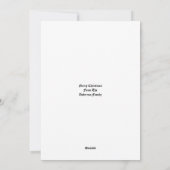 Arts & Crafts stijl 1896 Kerstmis Geboorte Feestdagenkaart (Achterkant)