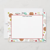 Arts & Crafts thema Platte Notecards Notitiekaartje (Voorkant)