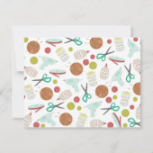 Arts & Crafts thema Platte Notecards Notitiekaartje (Achterkant)