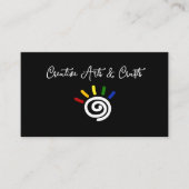 Arts & Crafts Thema Visitekaartjes Sjabloon (Voorkant)