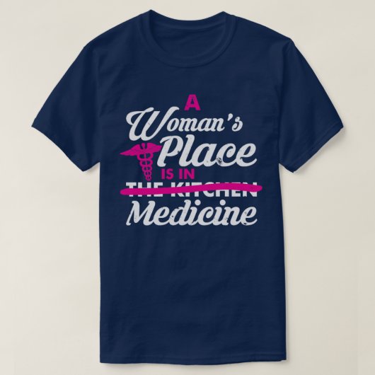 arts doctoraatsstudent geneeskunde student med t-shirt (Design voorkant)