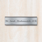 Arts Doctor's Kantoor Signs Silver Kijk Deurbordje (Voorkant)