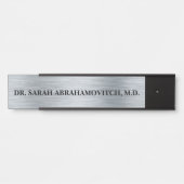 Arts Doctor's Kantoor Signs Silver Kijk Deurbordje (Voorkant)