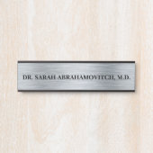 Arts Doctor's Kantoor Signs Silver Kijk Deurbordje (Voorkant)