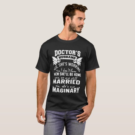 Arts echtgenoot t-shirt (Voorkant volledig)