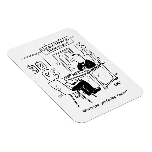 Arts en patiënt tijdens de chirurgie van de arts - magneet (Rechterzijde)