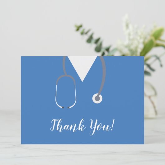 Arts en verpleegkundigen bedankkaart (Staand voorkant)