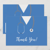 Arts en verpleegkundigen bedankkaart (Voorkant / Achterkant)