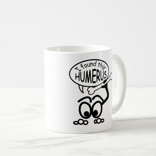 Arts Humerus Bone Funny Mug Koffiemok (Voorkant rechts)