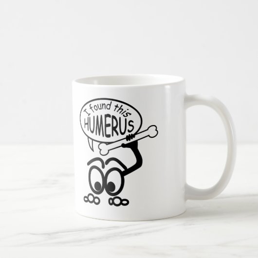 Arts Humerus Bone Funny Mug Koffiemok (Rechts)