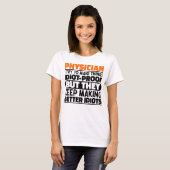 Arts Ik probeer dingen grappig te maken uitspraken T-shirt (Voorkant volledig)