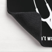 Arts in ruste met Stethoscoop en Sassy Funny Quote Muismat (Hoek)