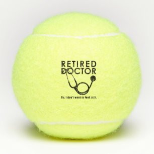 Arts in ruste met Stethoscoop en Sassy Funny Quote Tennisballen
