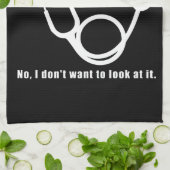 Arts in ruste met Stethoscoop en Sassy Funny Quote Theedoek (Gevouwen)