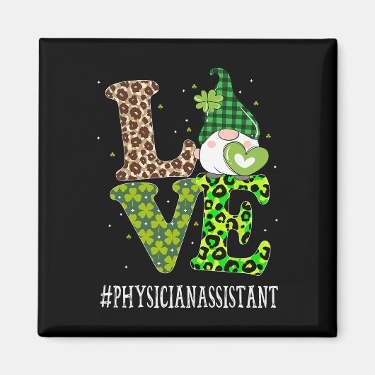Arts Instant Liefde St Patricks Dag Kabouter Luipa Magneet (Voorkant)