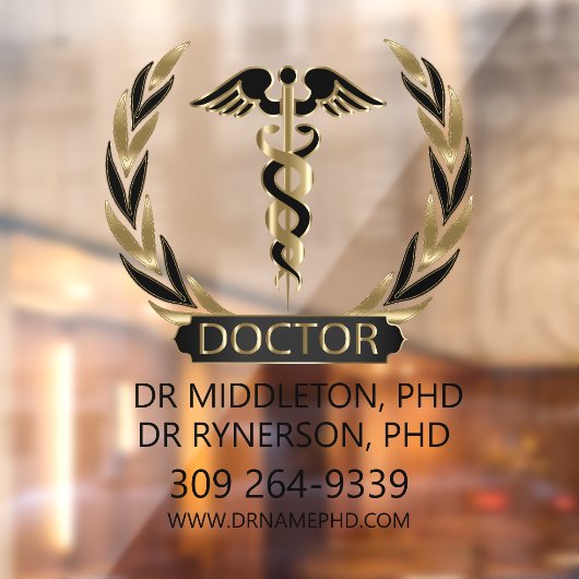 Arts Kantoor Adverteren Raamsticker (Vel 2)