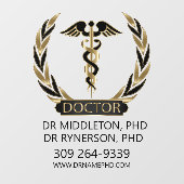 Arts Kantoor Adverteren Raamsticker (Vel)