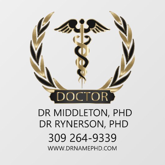 Arts Kantoor Adverteren Raamsticker (Vel)