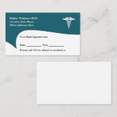 Arts Kantoor Benoeming Visitekaartjes Modern Afsprakenkaartje (Voorkant / Achterkant)