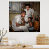 Arts - kinderarts - Vanaf het hart 1942 Poster (Keuken)