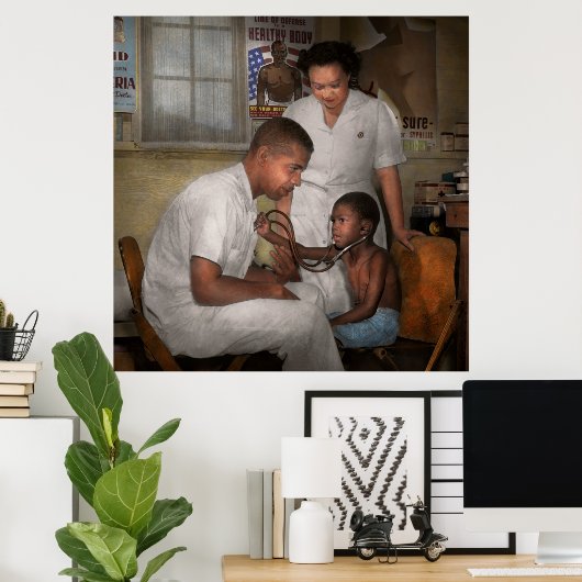 Arts - kinderarts - Vanaf het hart 1942 Poster (Thuiskantoor)