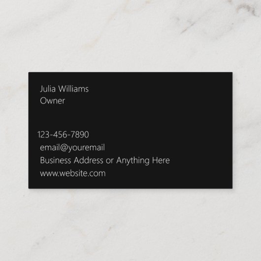 Arts kralen en ambachten Visitekaartjes (Achterkant)