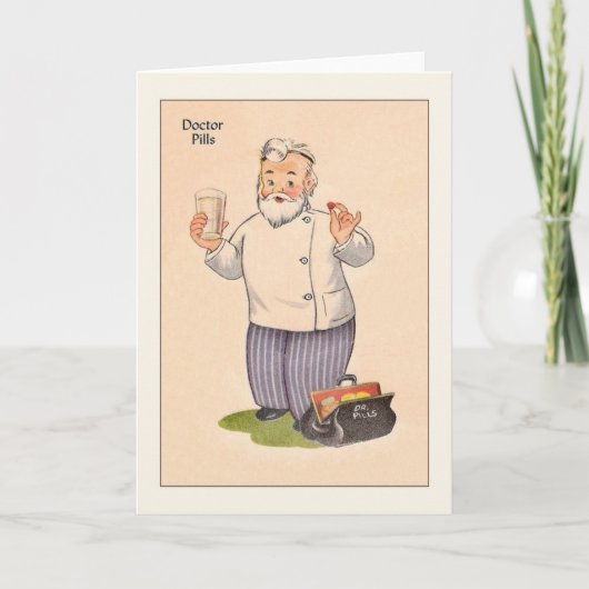 arts krijgt een putkaart kaart (Voorkant)