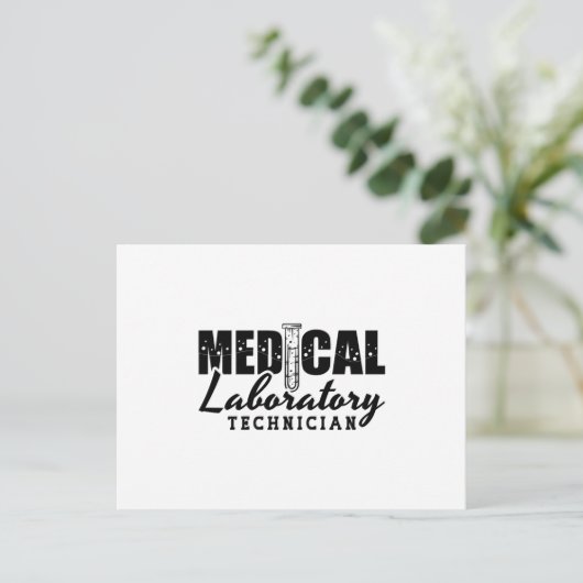 Arts Lab Tech Briefkaart (Staand voorkant)