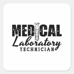 Arts Lab Tech Vierkante Sticker