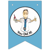 Arts Medisch Afstuderen Mannelijke Cartoon Vlaggetjes (Tweede vlag)