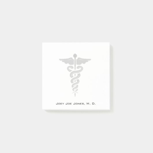 Arts Medisch Symbool Post It Note (Voorkant)