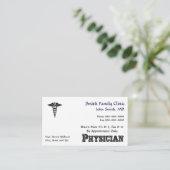 Arts Medisch Symbool Visitekaartje (Staand voorkant)