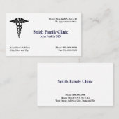 Arts Medisch Symbool Visitekaartje (Voorkant / Achterkant)