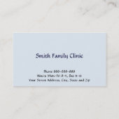 Arts Medisch Symbool Visitekaartje (Achterkant)