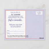 Arts Medische afspraak herinnering Grappige Verple Briefkaart (Achterkant)