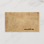 arts, medische verzorging, gezondheid, visitekaartje (Achterkant)