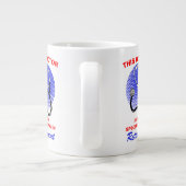 Arts met pensioen Funny Retirement Gezegde Grote Koffiekop (Achterkant)