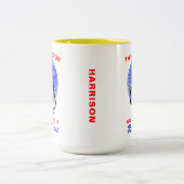 Arts met pensioen Funny Retirement Gezegde Tweekleurige Koffiemok (Center)