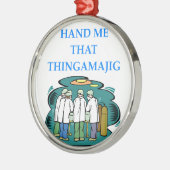 arts metalen ornament (Links)